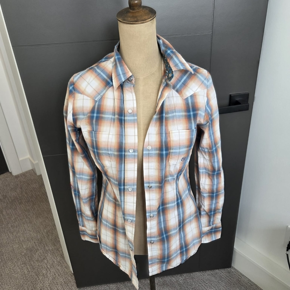 Roper Multicolor Plaid Stampede Western Shirt